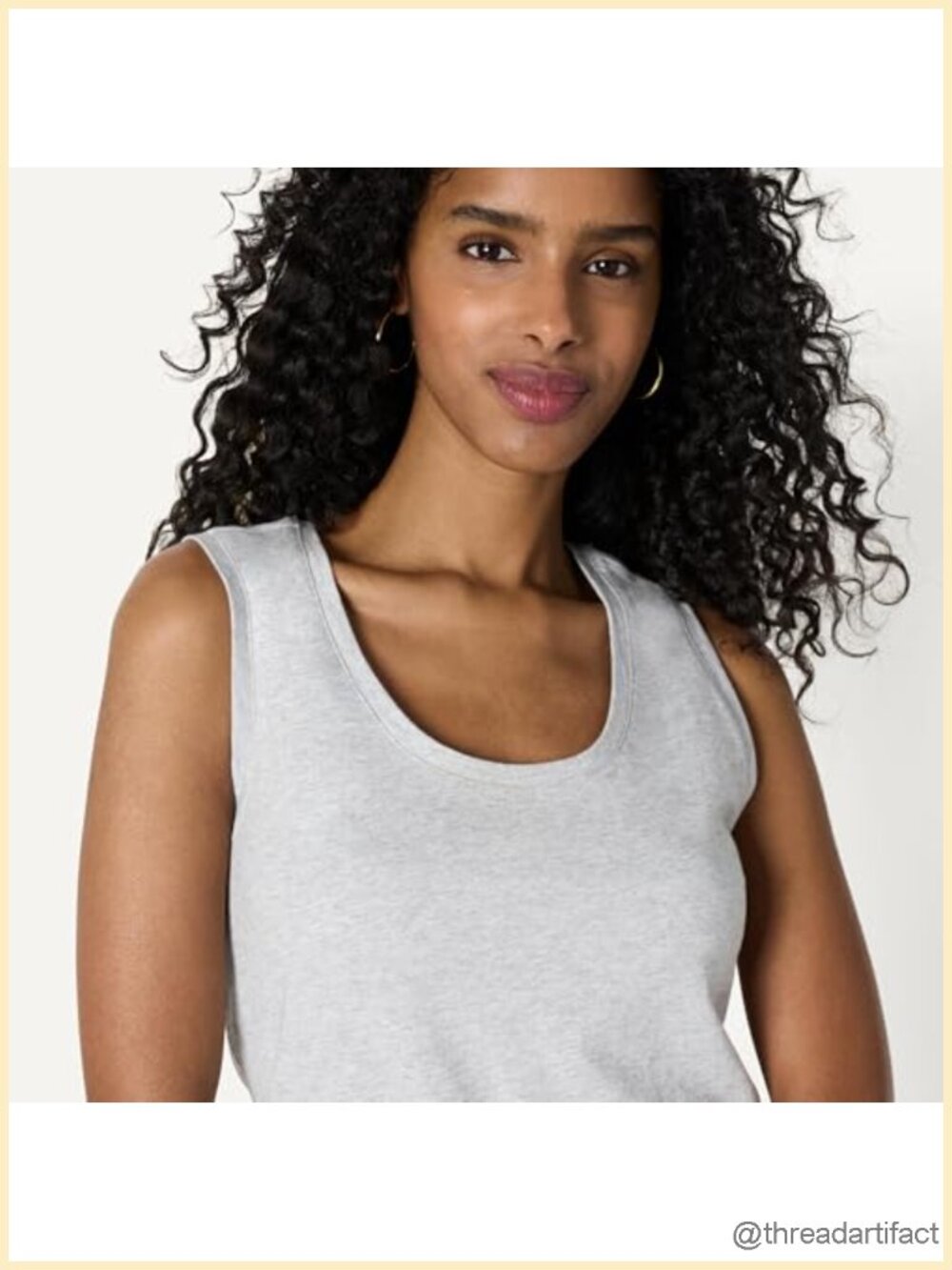 100% Cotton Sleeveless Tank Top, Pack of 2, S-XL - Picture 2 of 6